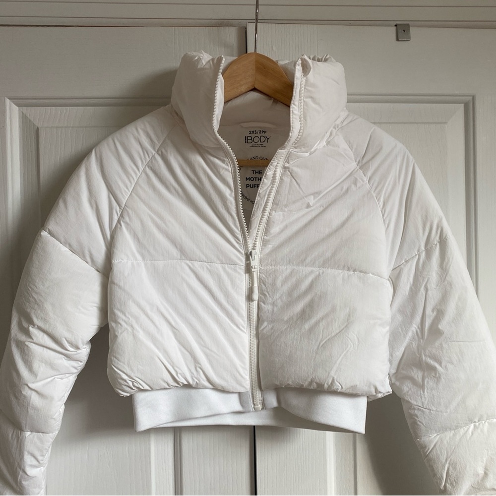 Crop puffer jacket